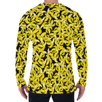Peeled Banana Pattern Print Men's Long Sleeve T-Shirt