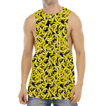 Peeled Banana Pattern Print Men's Muscle Tank Top