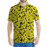 Peeled Banana Pattern Print Men's Polo Shirt