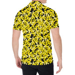 Peeled Banana Pattern Print Men's Shirt