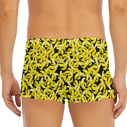 Peeled Banana Pattern Print Men's Short Boxer Briefs