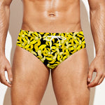 Peeled Banana Pattern Print Men's Swim Briefs