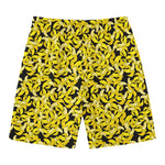 Peeled Banana Pattern Print Men's Swim Trunks
