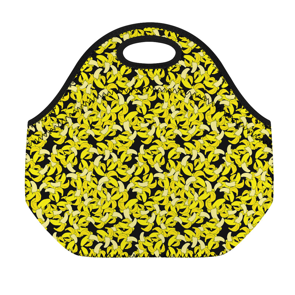 Peeled Banana Pattern Print Neoprene Lunch Bag