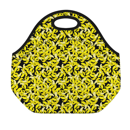 Peeled Banana Pattern Print Neoprene Lunch Bag