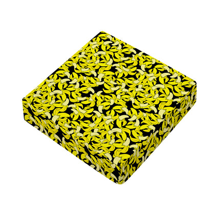 Peeled Banana Pattern Print Outdoor Seat Cushion Cover