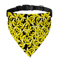 Peeled Banana Pattern Print Over The Collar Dog Bandana