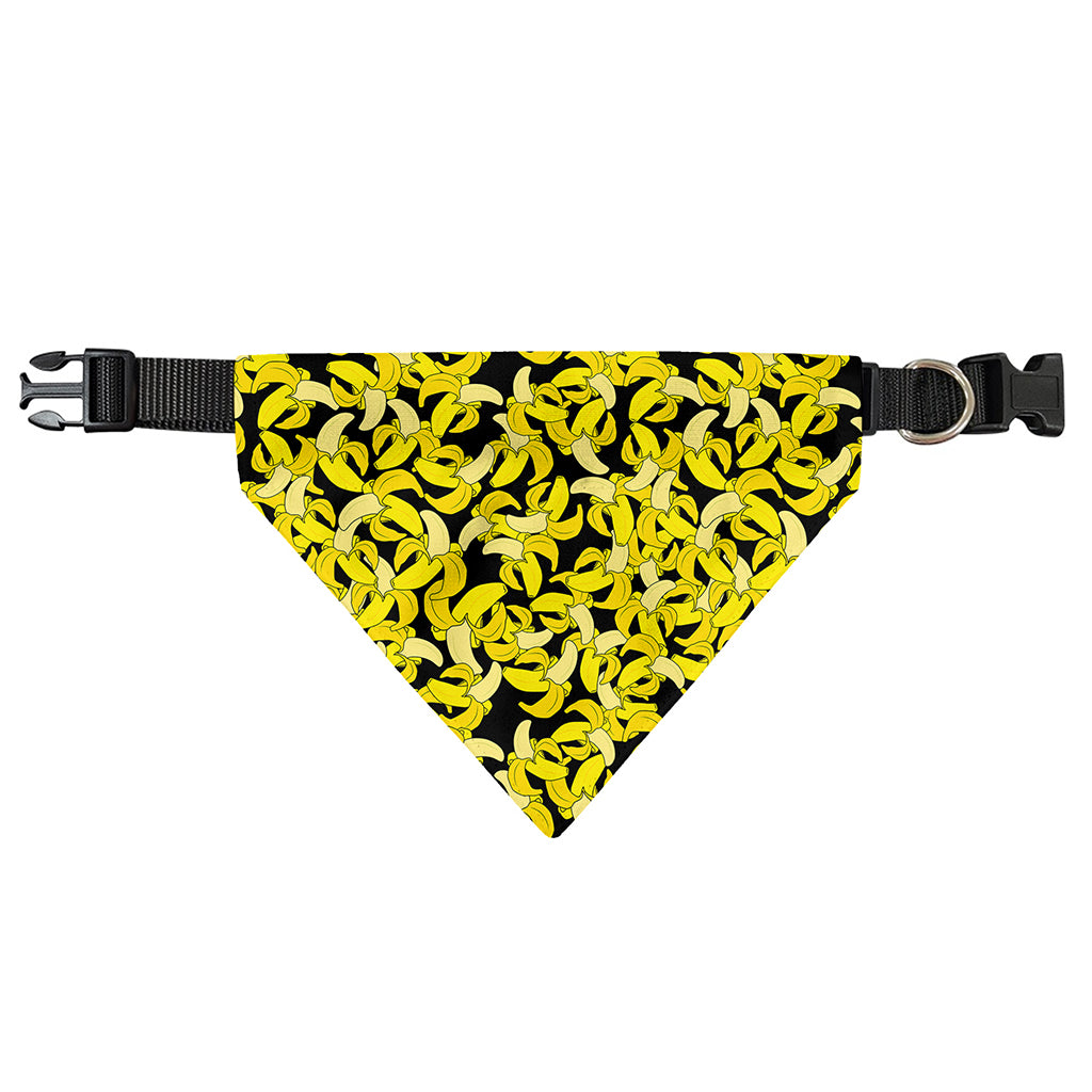 Peeled Banana Pattern Print Over The Collar Dog Bandana