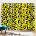 Peeled Banana Pattern Print Pencil Pleat Curtains
