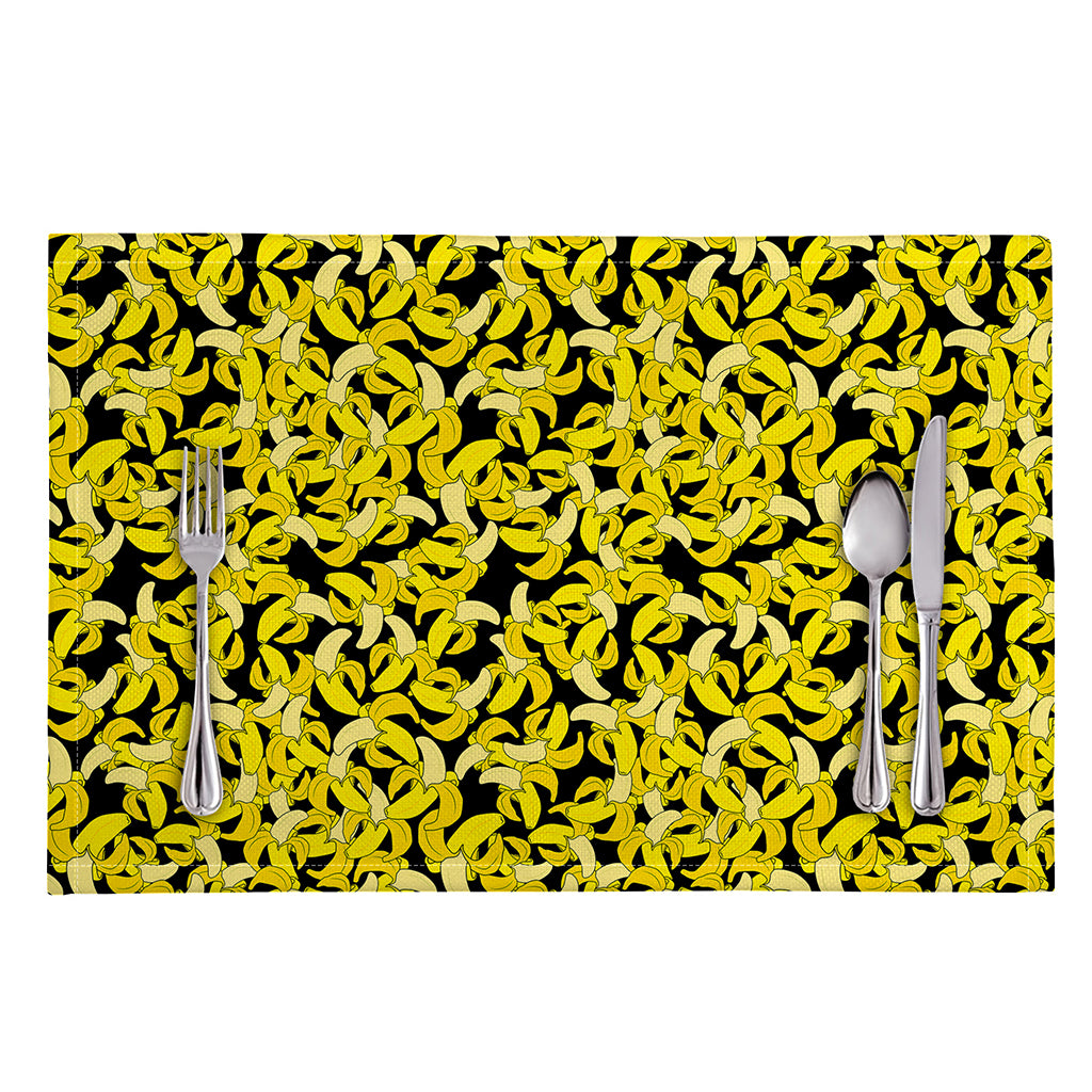 Peeled Banana Pattern Print Placemat