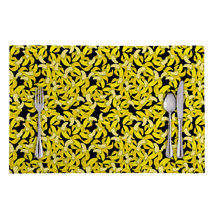 Peeled Banana Pattern Print Placemat