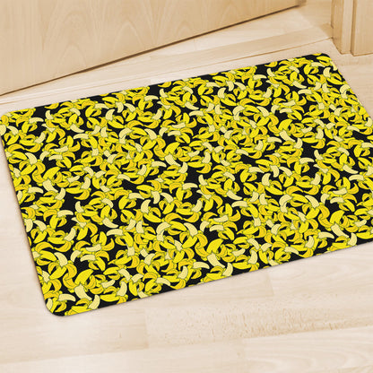 Peeled Banana Pattern Print Polyester Doormat