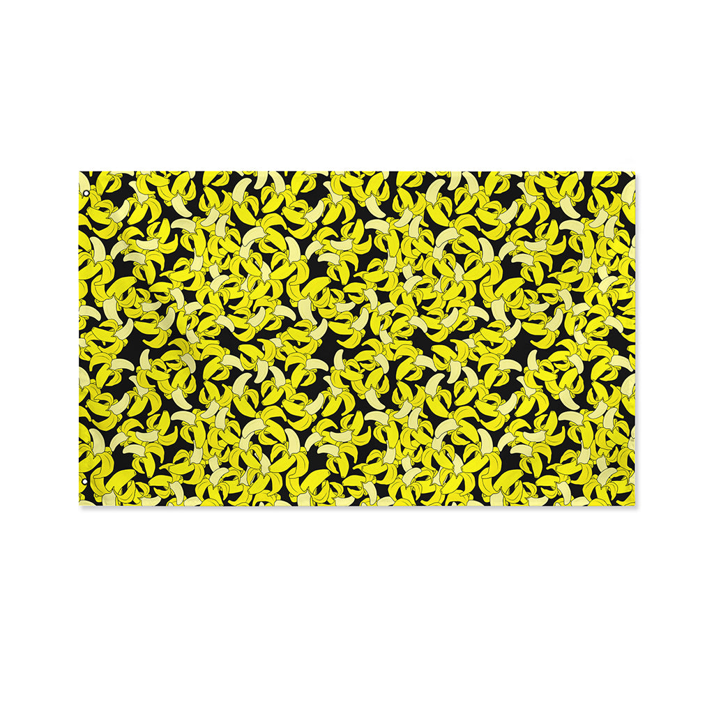 Peeled Banana Pattern Print Polyester Flag