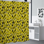 Peeled Banana Pattern Print Premium Shower Curtain