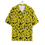 Peeled Banana Pattern Print Rayon Hawaiian Shirt