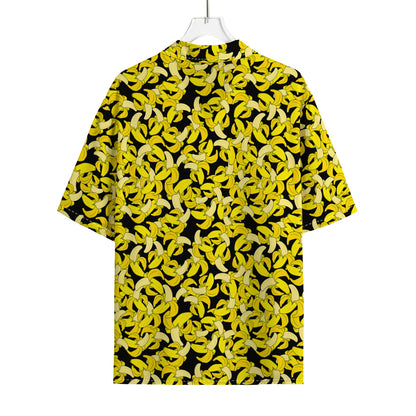Peeled Banana Pattern Print Rayon Hawaiian Shirt