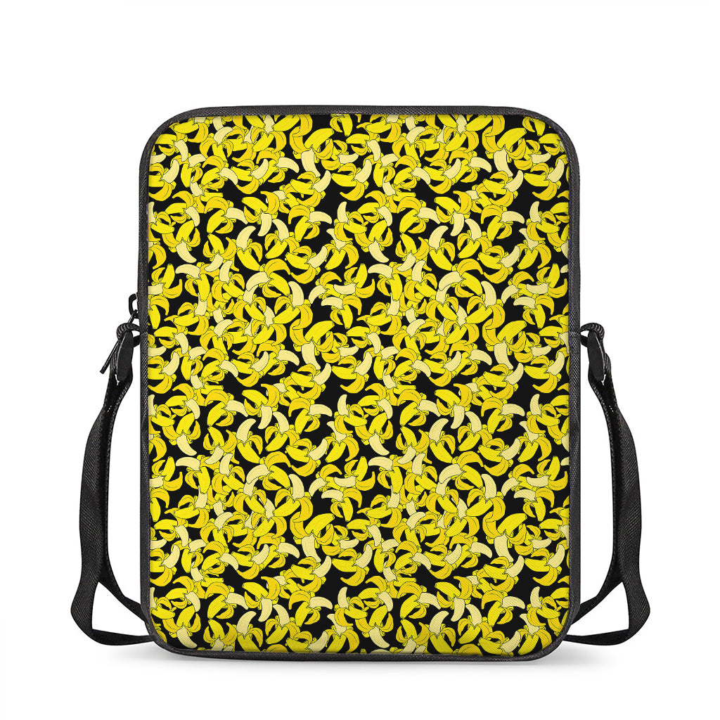 Peeled Banana Pattern Print Rectangular Crossbody Bag