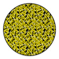 Peeled Banana Pattern Print Round Floor Mat