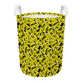 Peeled Banana Pattern Print Round Laundry Basket