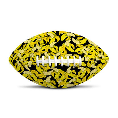 Peeled Banana Pattern Print Rugby Ball