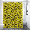Peeled Banana Pattern Print Shower Curtain
