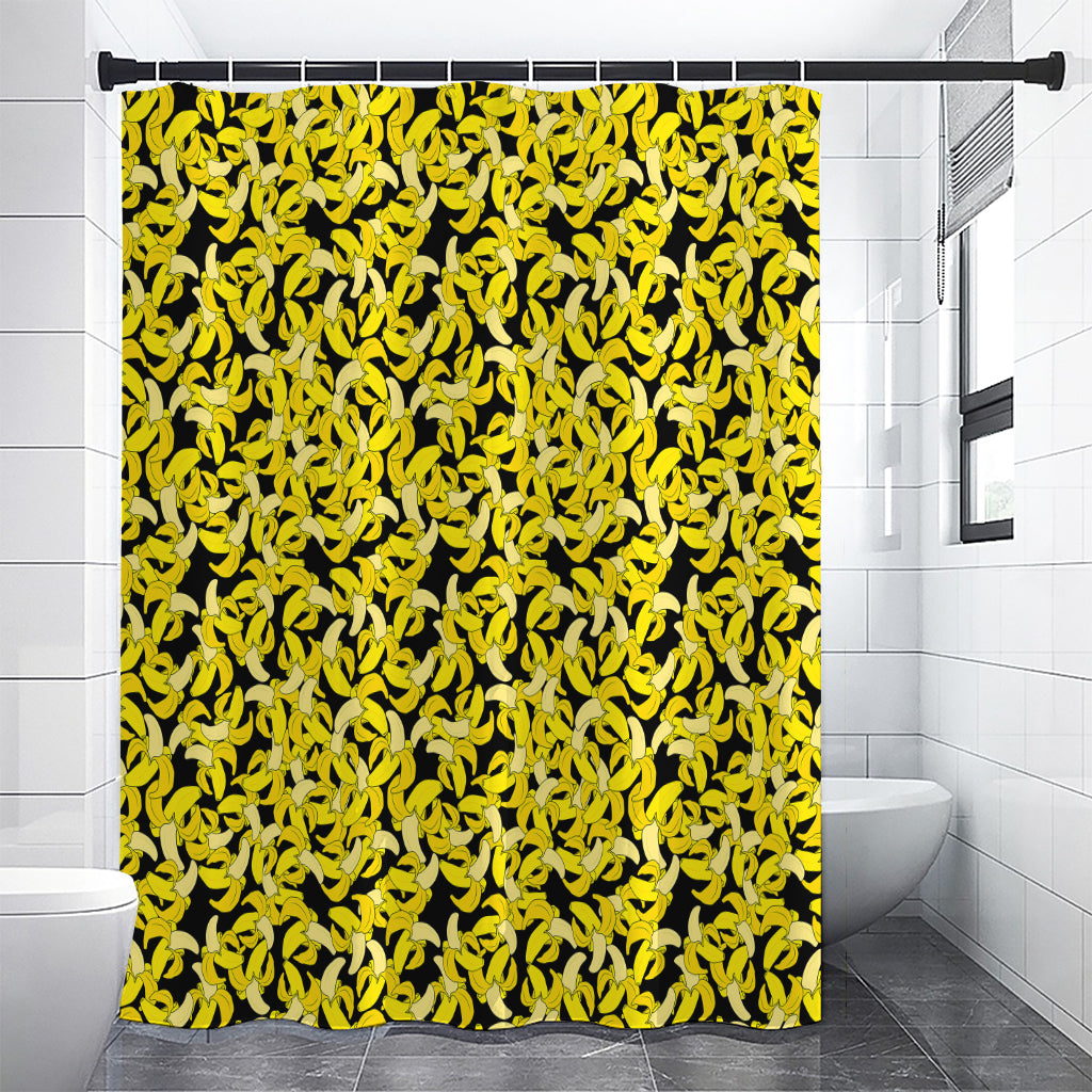 Peeled Banana Pattern Print Shower Curtain