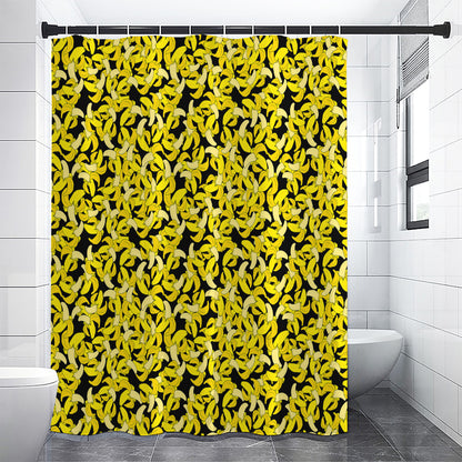 Peeled Banana Pattern Print Shower Curtain
