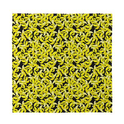 Peeled Banana Pattern Print Silk Bandana