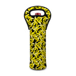 Peeled Banana Pattern Print Single Neoprene Wine Tote