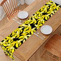 Peeled Banana Pattern Print Table Runner