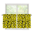 Peeled Banana Pattern Print Tier Curtains