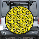 Peeled Banana Pattern Print Tire Cover