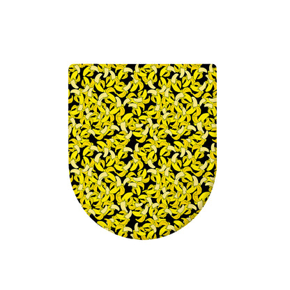 Peeled Banana Pattern Print Toilet Lid Cover