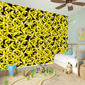 Peeled Banana Pattern Print Wall Sticker