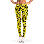 Peeled Banana Pattern Print Women's Leggings