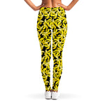 Peeled Banana Pattern Print Women's Leggings