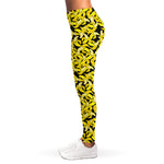 Peeled Banana Pattern Print Women's Leggings