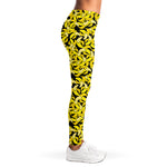 Peeled Banana Pattern Print Women's Leggings