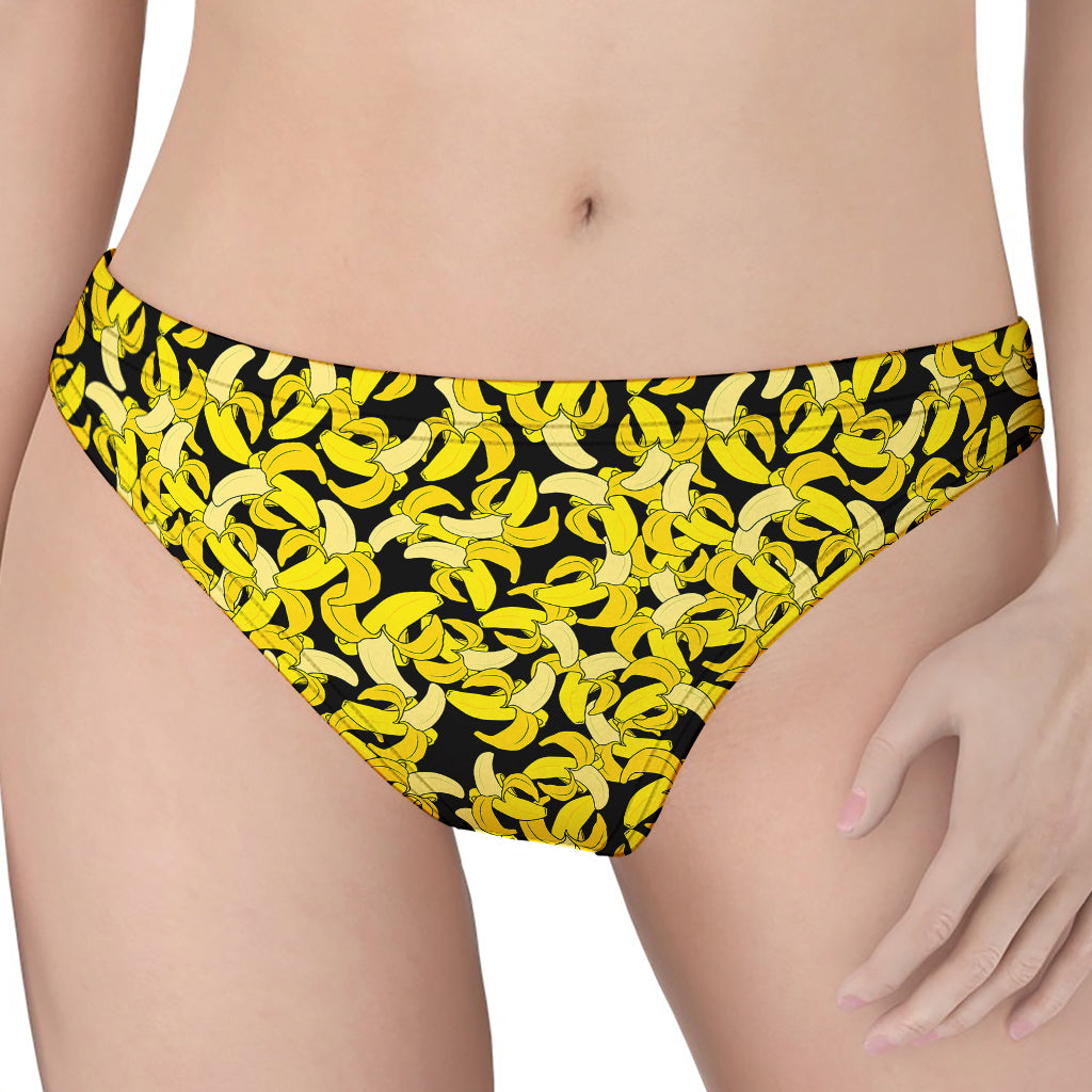 Peeled Banana Pattern Print Women's Thong