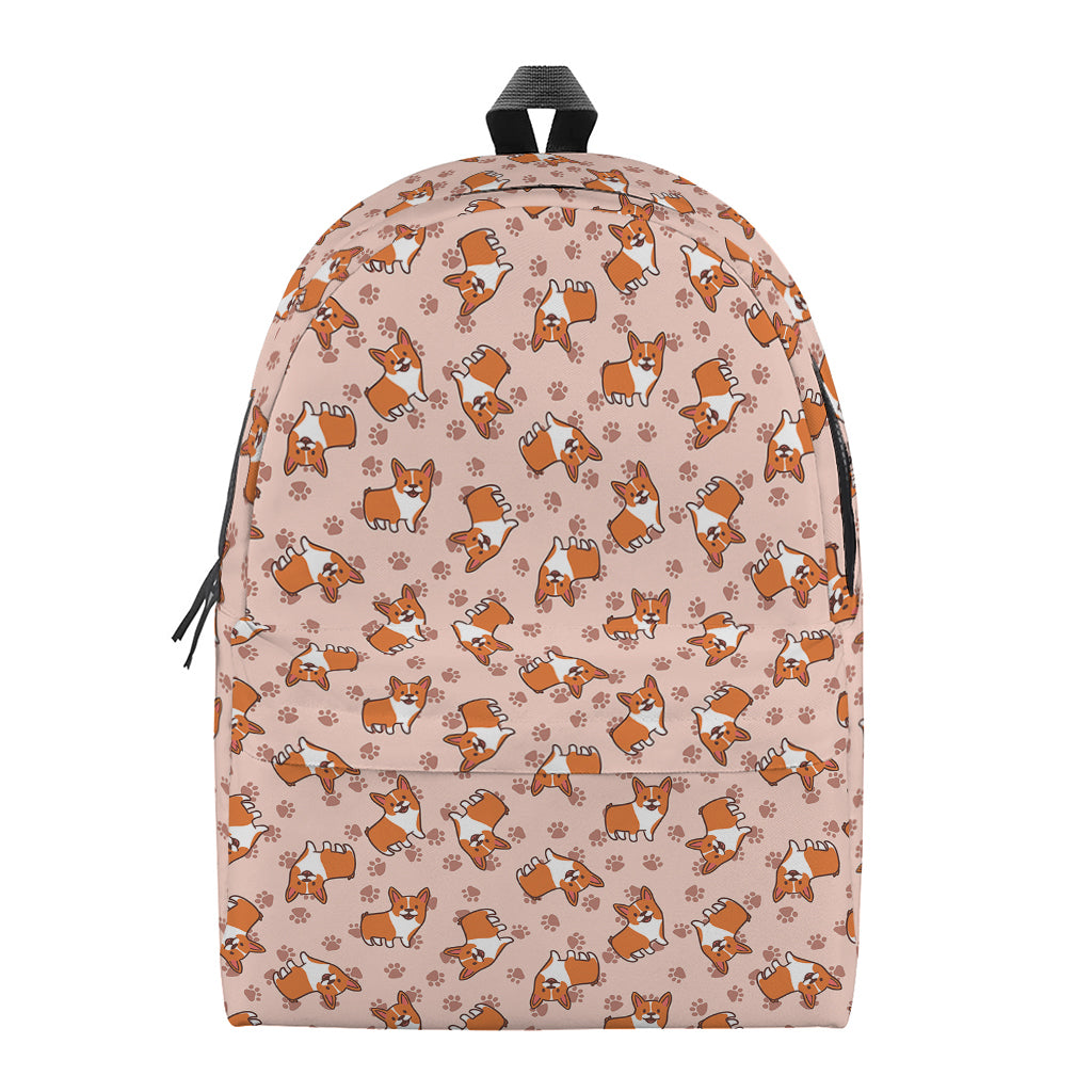 Pembroke Welsh Corgi Pattern Print Backpack