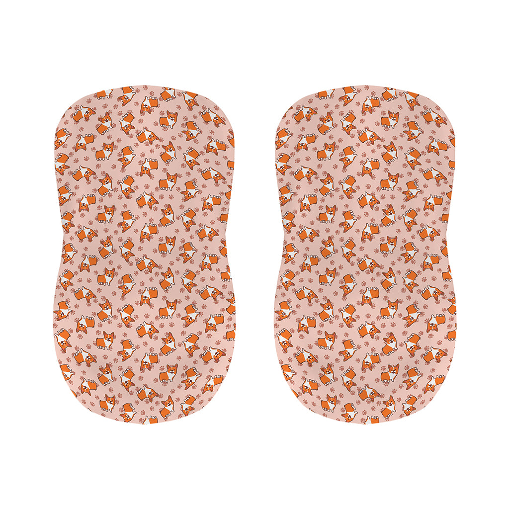 Pembroke Welsh Corgi Pattern Print Bar Stool Covers