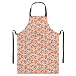 Pembroke Welsh Corgi Pattern Print Bib Apron With Pocket