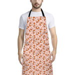 Pembroke Welsh Corgi Pattern Print Bib Apron With Pocket