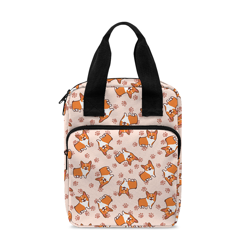 Pembroke Welsh Corgi Pattern Print Bible Tote Bag