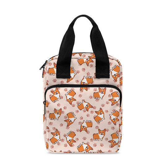Pembroke Welsh Corgi Pattern Print Bible Tote Bag
