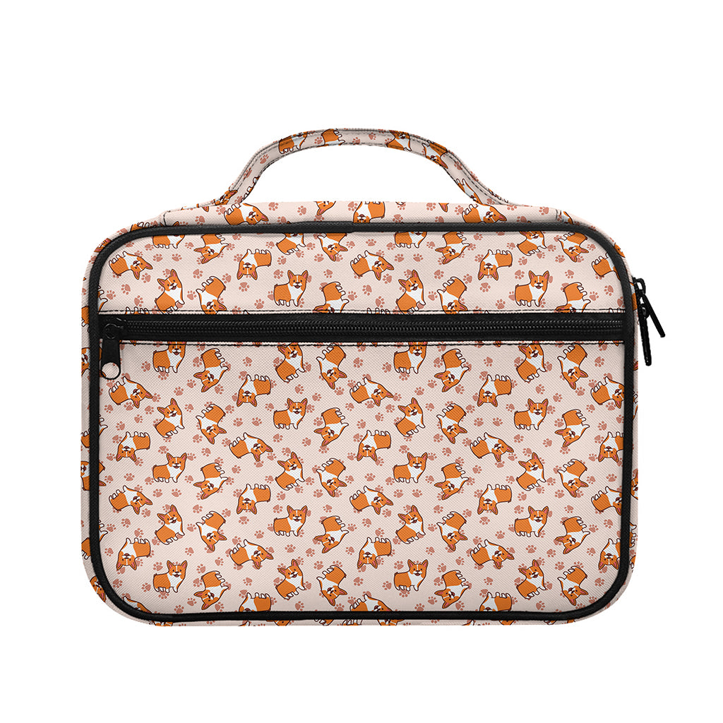 Pembroke Welsh Corgi Pattern Print Briefcase Bible Bag