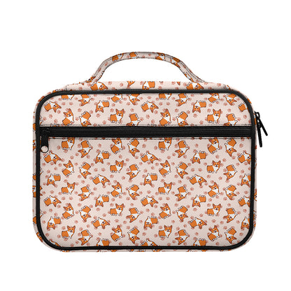 Pembroke Welsh Corgi Pattern Print Briefcase Bible Bag