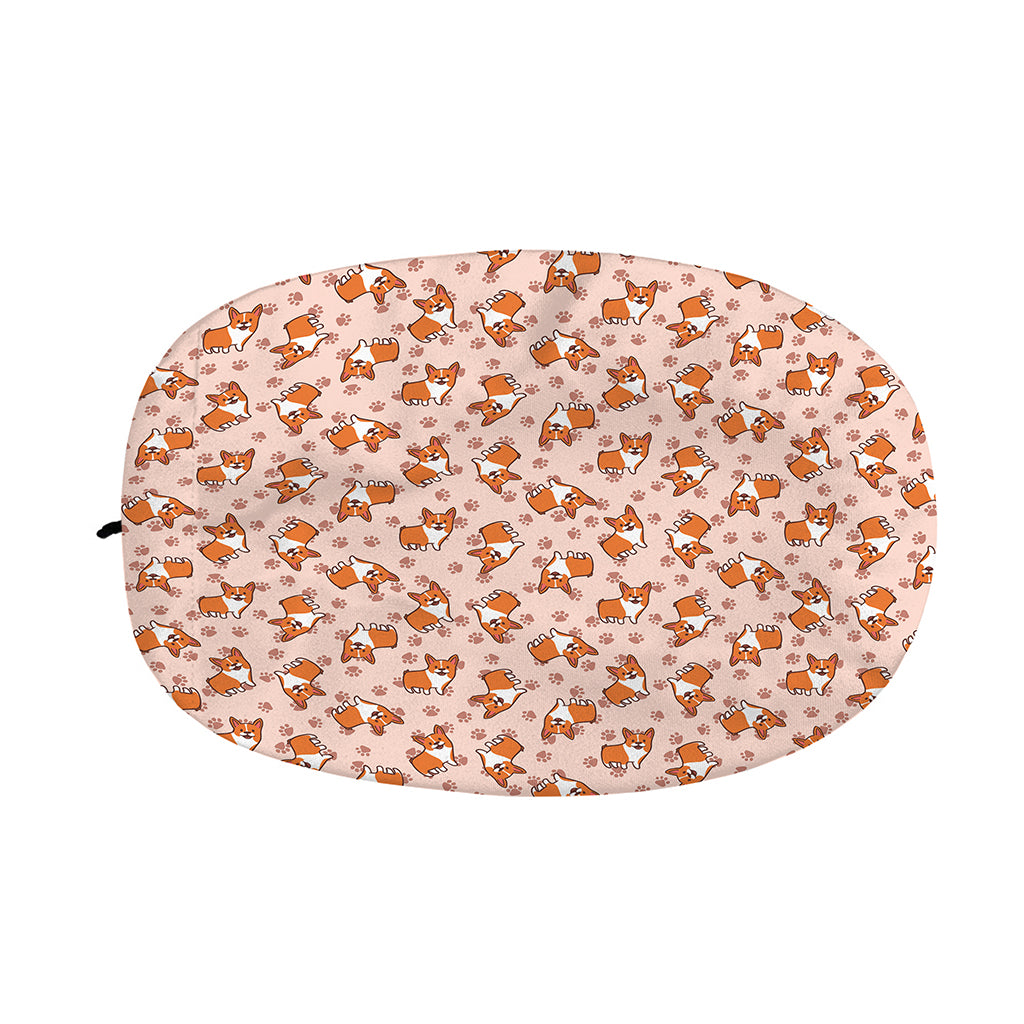 Pembroke Welsh Corgi Pattern Print Car Side Mirror Covers