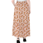 Pembroke Welsh Corgi Pattern Print Chiffon Maxi Skirt