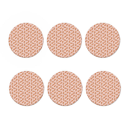 Pembroke Welsh Corgi Pattern Print Coaster Set